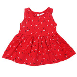 Newborn Girls Frock - Red, Kids, Newborn Girls Frocks, Chase Value, Chase Value