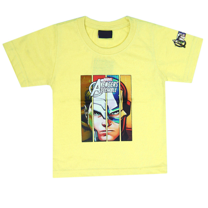 Boys T-Shirt - Yellow, Boys T-Shirts, Chase Value, Chase Value