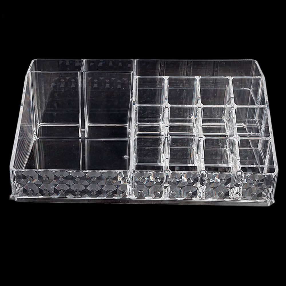 Acrylic Cosmetic Makeup Organizer Storage Box - White, Home & Lifestyle, Storage Boxes, Chase Value, Chase Value