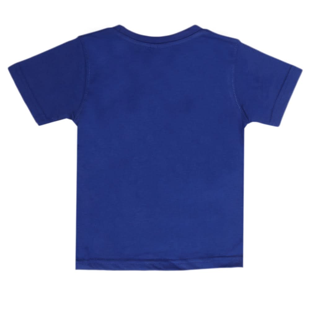 Boys Emboss Logo T-Shirt - Royal Blue, Boys T-Shirts, Chase Value, Chase Value