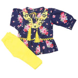 Newborn Girls Half Sleeves Suit - Yellow, Kids, Newborn Girls Sets And Suits, Chase Value, Chase Value