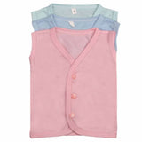 Newborn 3 Pcs Vest Set - Multi, Kids, NB Boys Sets And Suits, Kids, NB Girls Sets And Suits, Chase Value, Chase Value