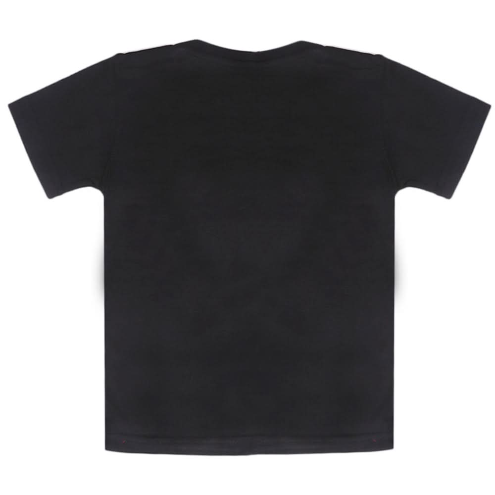 Boys Emboss Logo T-Shirt - Black, Boys T-Shirts, Chase Value, Chase Value