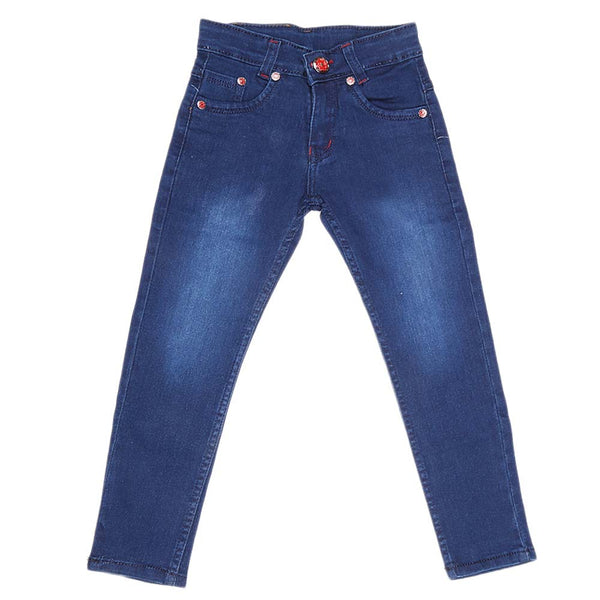 Boys Denim Pant - Blue, Kids Clothes, Chase Value, Chase Value