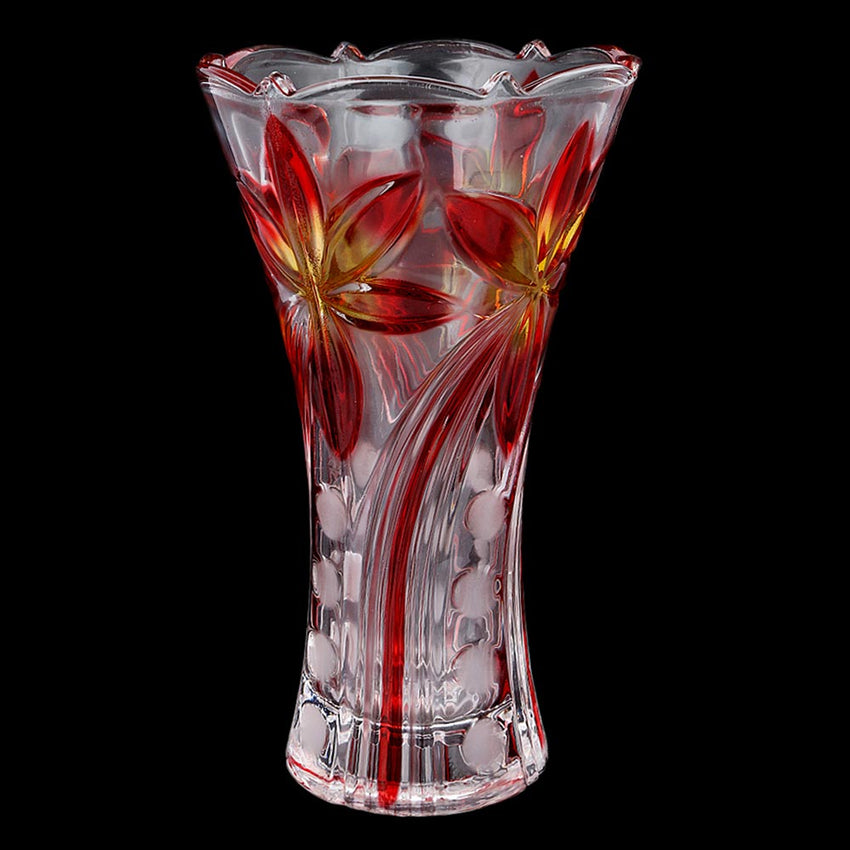 Glass Vase - Red, Home & Lifestyle, Decoration, Chase Value, Chase Value