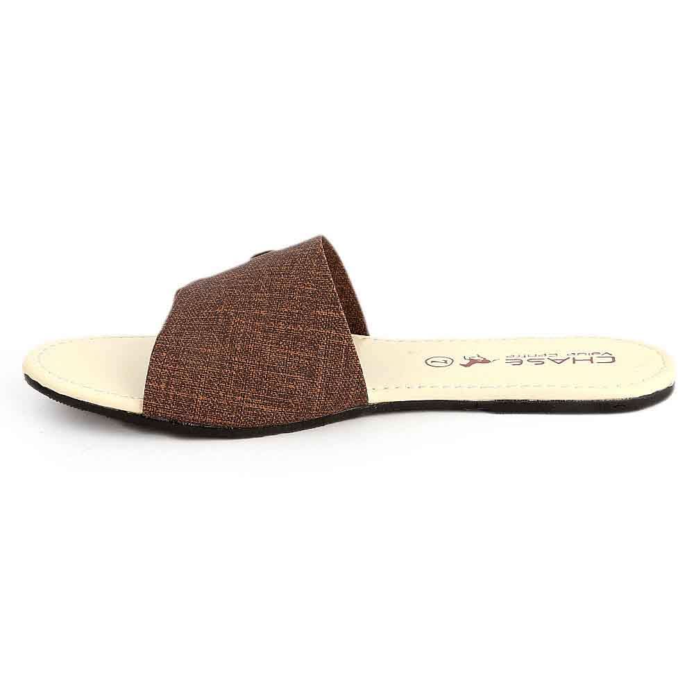 Women's Slipper (707) - Brown, Women, Slippers, Chase Value, Chase Value