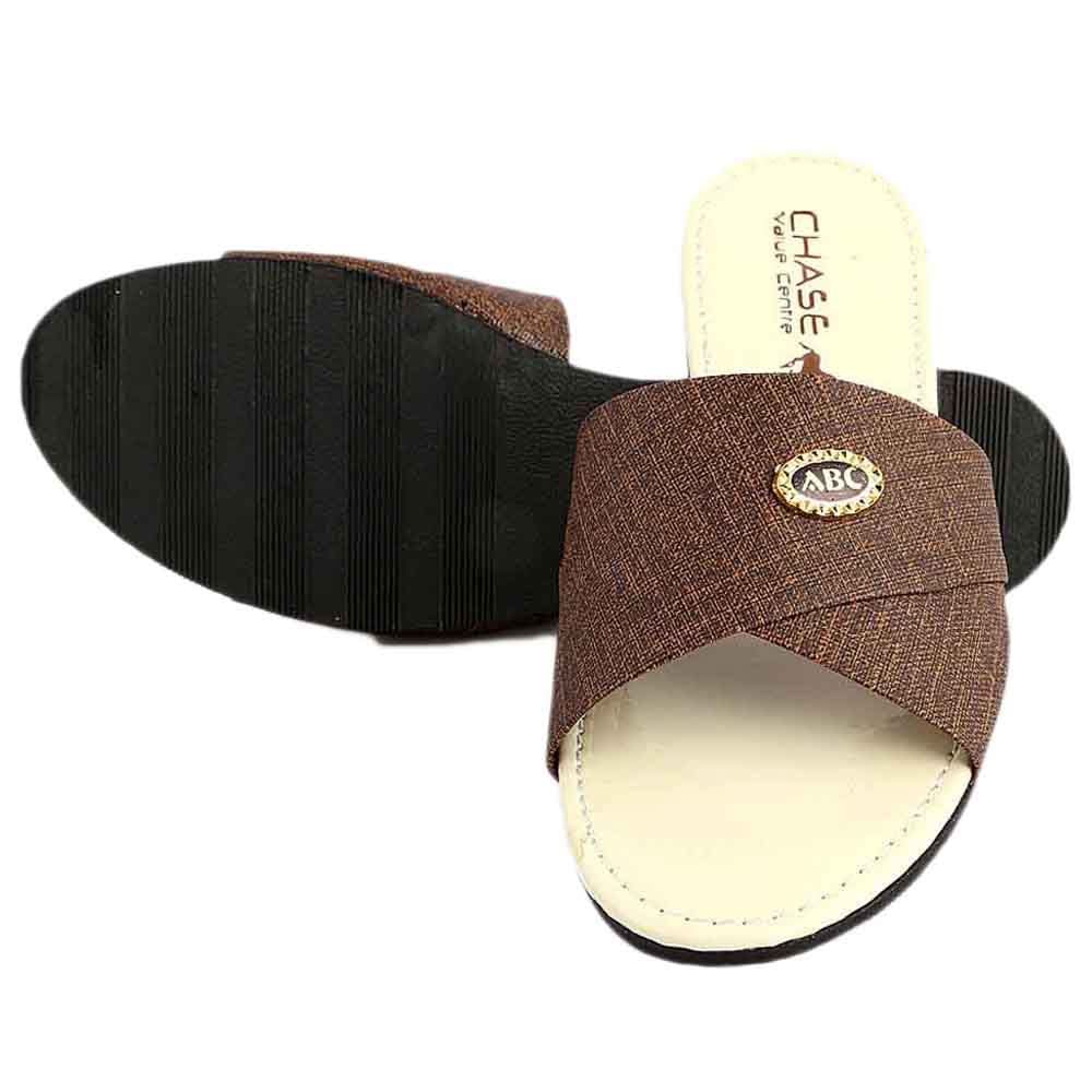 Women's Slipper (707) - Brown, Women, Slippers, Chase Value, Chase Value