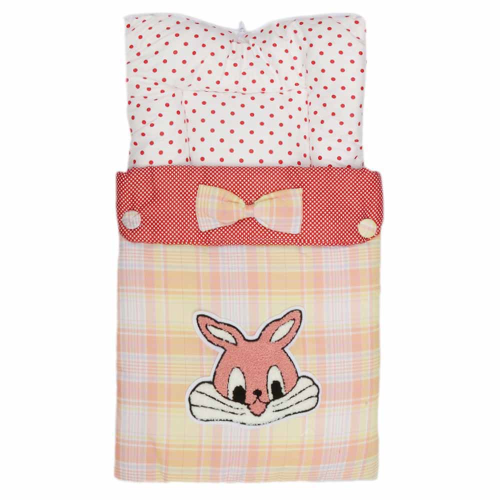 Newborn Embroidered Sleeping Bag 2 Pcs 6002 - Orange, Kids, Sleeping Bags, Chase Value, Chase Value