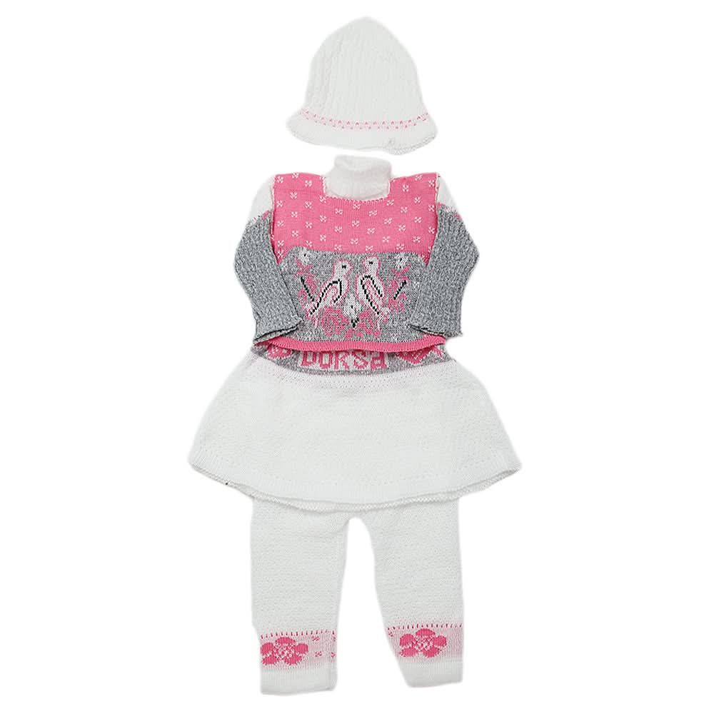 Newborn Girls Irani Suit - Pink, Kids, NB Girls Sets And Suits, Chase Value, Chase Value