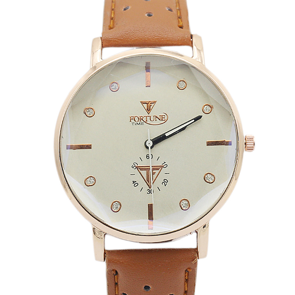 Men's Leather Belt Watch - Camel, Men, Watches, Chase Value, Chase Value