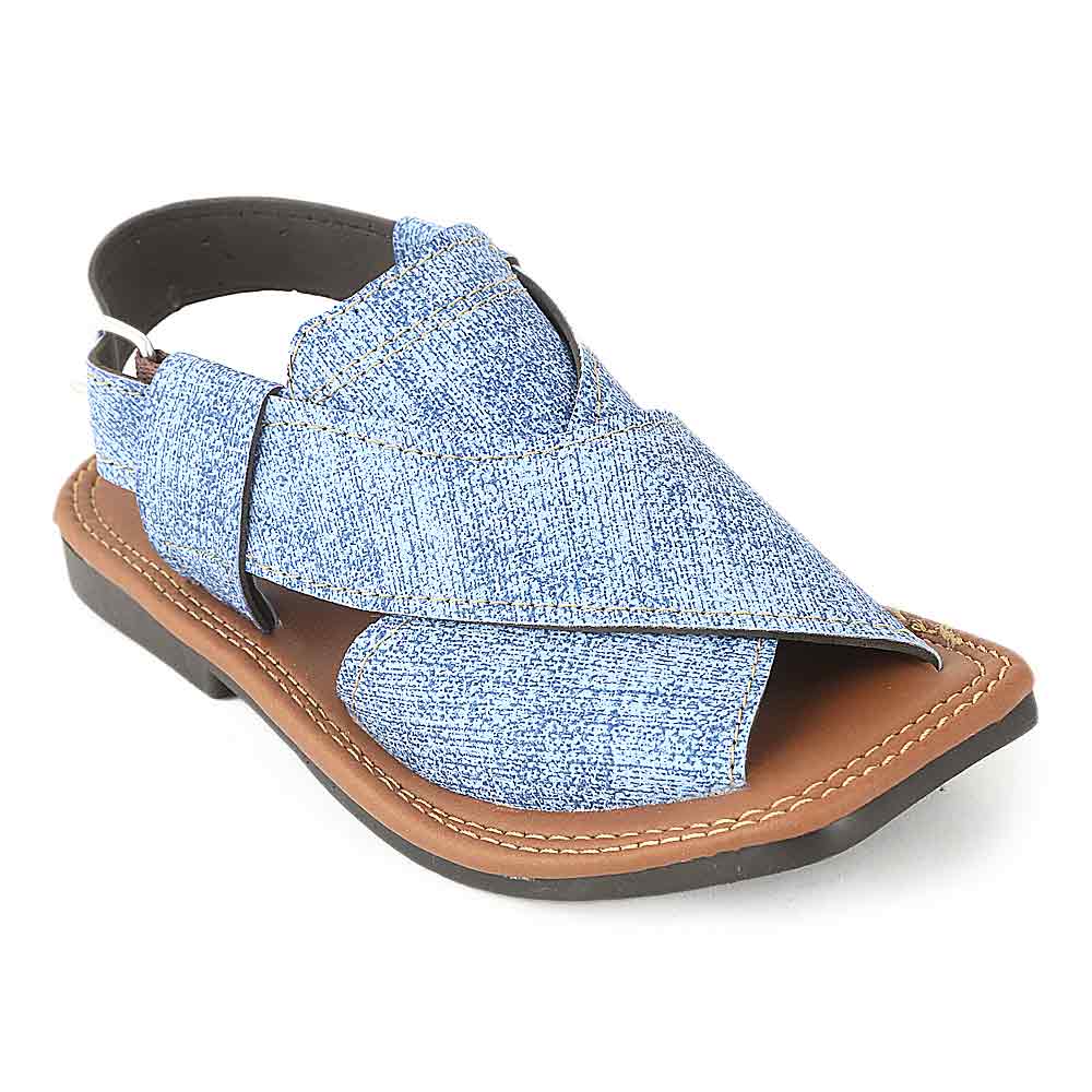 Boys Peshawari Sandals  - Blue, Kids, Boys Sandals, Chase Value, Chase Value