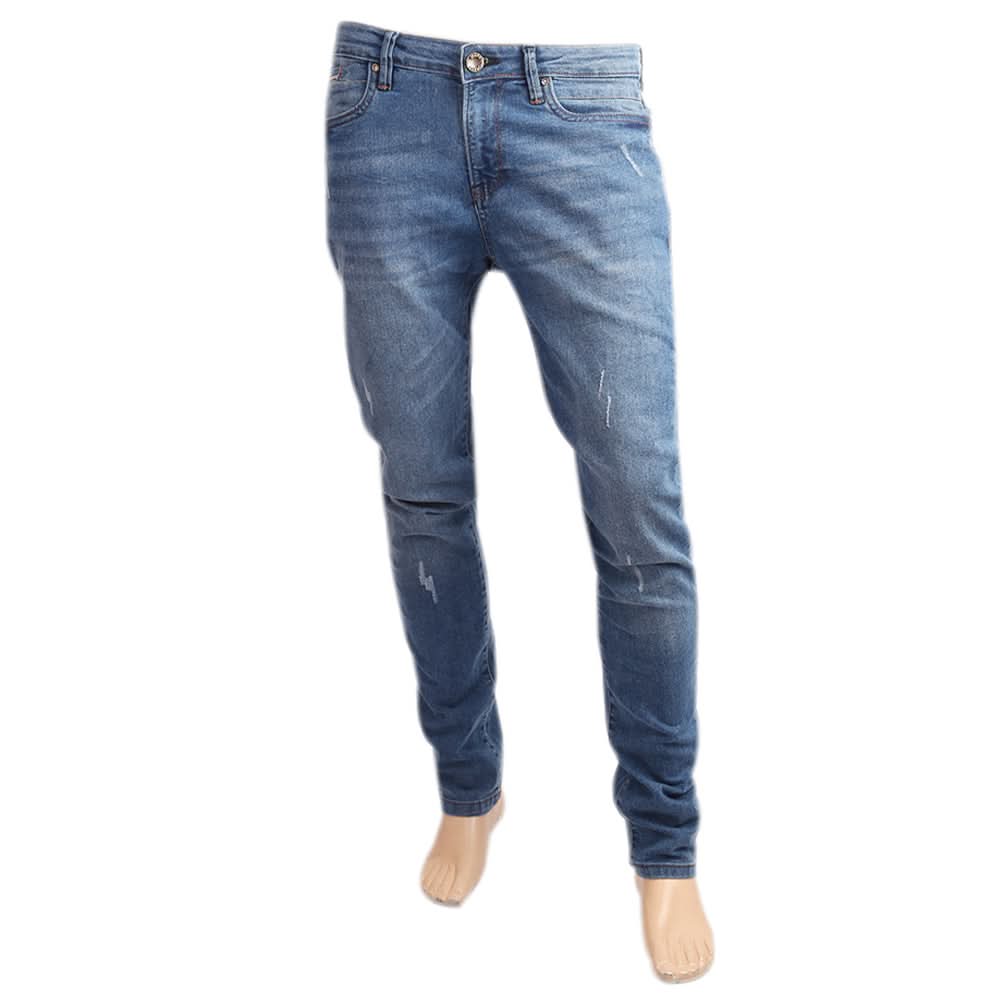 Men's Denim Pant - Light Blue, Men, Casual Pants And Jeans, Chase Value, Chase Value