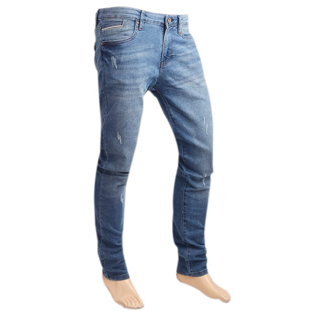 Men's Denim Pant - Light Blue, Men, Casual Pants And Jeans, Chase Value, Chase Value