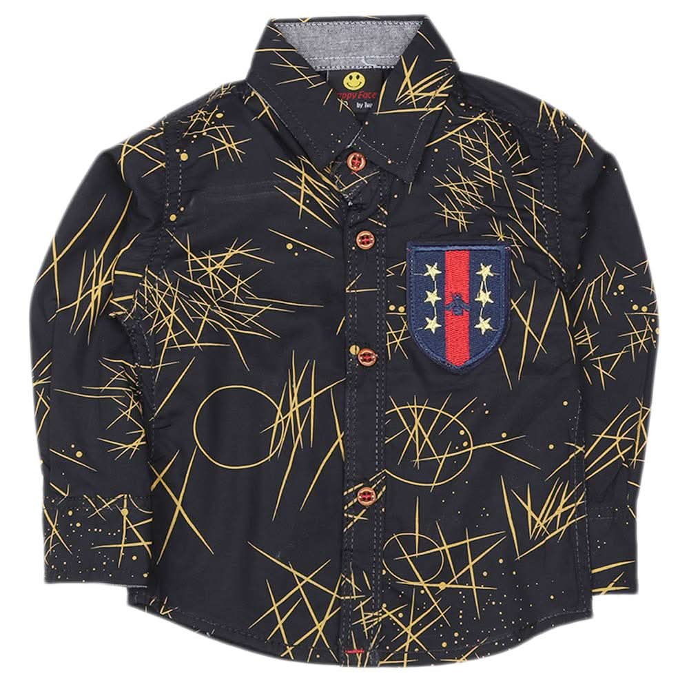 Boys Casual Shirt - Black, Kids, Boys Shirts, Chase Value, Chase Value