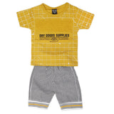 Boys Short Suit - Yellow, Kids, Boys Sets And Suits, Chase Value, Chase Value