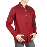 Men's Full Sleeves Casual Shirt - Maroon, Men, Shirts, Chase Value, Chase Value