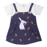 Newborn Girls Half Sleeves Frock - Navy Blue, Kids, Newborn Girls Frocks, Chase Value, Chase Value