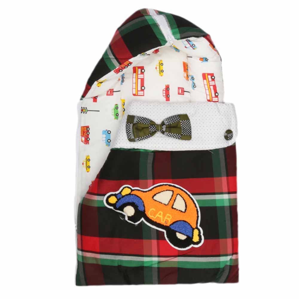 Newborn Embroidered Sleeping Bag 2 Pcs 6002 - Black, Kids, Sleeping Bags, Chase Value, Chase Value