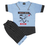 Boys Short Suit - Blue, Kids, Boys Sets And Suits, Chase Value, Chase Value