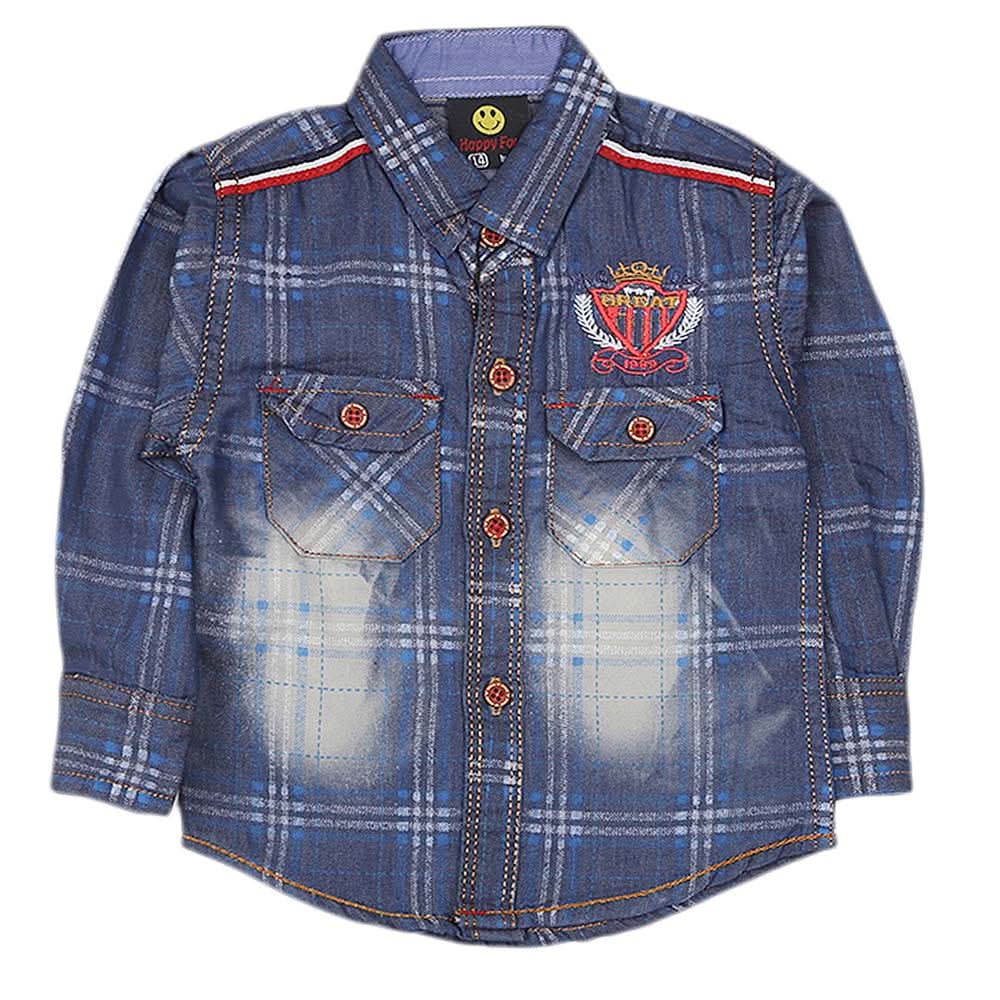 Boys Casual Shirt - Blue, Kids, Boys Shirts, Chase Value, Chase Value