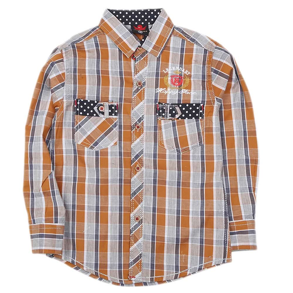 Boys Casual Shirt - Brown, Kids, Boys Shirts, Chase Value, Chase Value