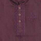 Boys Embroidered Shalwar Suit - Maroon, Kids, Boys Shalwar Kameez, Chase Value, Chase Value