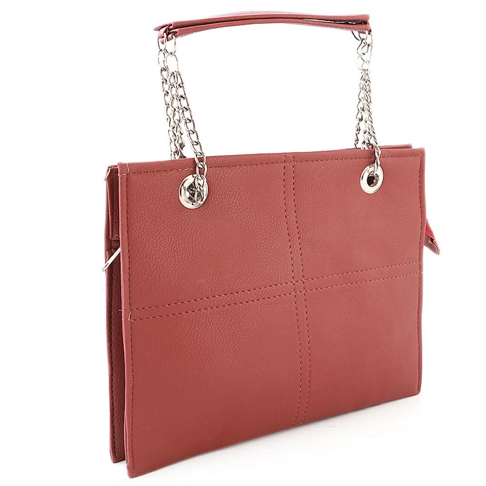 Women's Shoulder Bag (KAM-317) - Maroon, Bags and Wallets, Chase Value, Chase Value