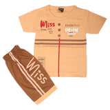 Boys Short Suit - Peach, Kids, Boys Sets And Suits, Chase Value, Chase Value