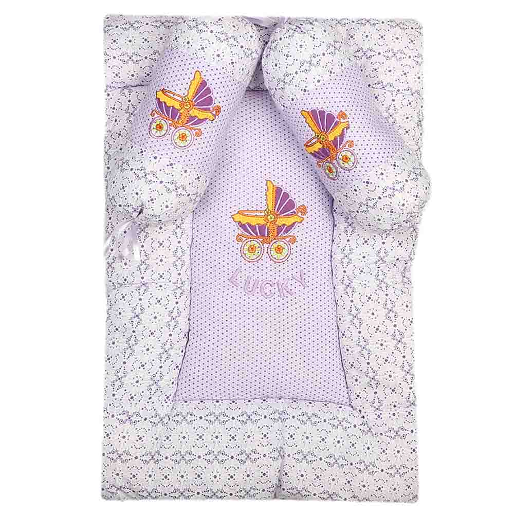 Newborn Sleeping Bag 7 Pcs  Set Embroidered - Purple, Kids, Sleeping Bags, Chase Value, Chase Value