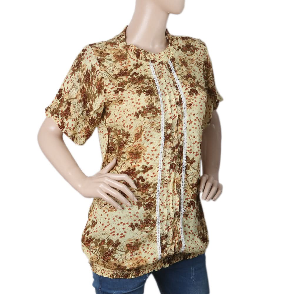 Women Western Top - Yellow, Women, T-Shirts And Tops, Chase Value, Chase Value