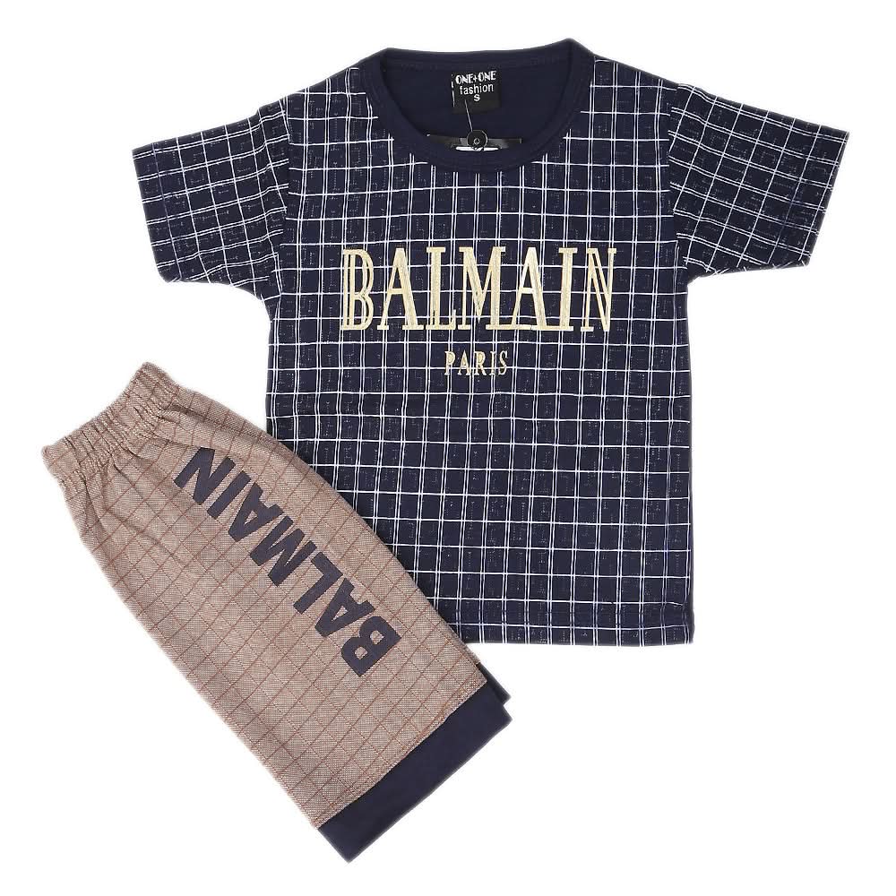 Boys Short Suit - Navy Blue, Kids, Boys Sets And Suits, Chase Value, Chase Value
