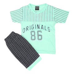 Boys Short Suit - Cyan, Kids, Boys Sets And Suits, Chase Value, Chase Value