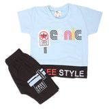 Newborn Boys Half Sleeves Suit - Blue, Kids, NB Boys Sets And Suits, Chase Value, Chase Value