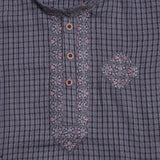 Boys Embroidered Shalwar Suit - Grey, Kids, Boys Shalwar Kameez, Chase Value, Chase Value