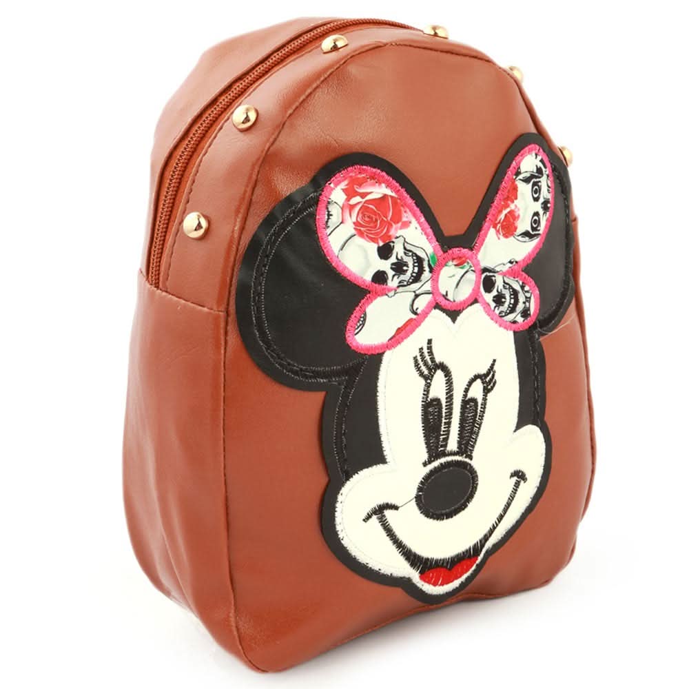 Girls Backpack (7572-A) Brown, Kids, School And Laptop Bags, Chase Value, Chase Value