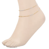 Women's Anklet - Golden & Silver, Women, Foot Jewellery, Chase Value, Chase Value