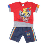 Newborn Boys Half Sleeves Suit - Red, Kids, NB Boys Sets And Suits, Chase Value, Chase Value