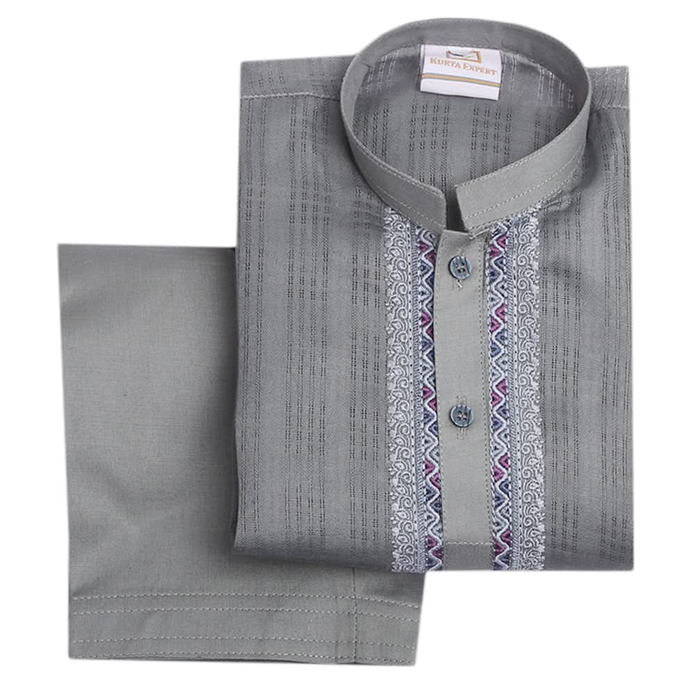Boys Embroidered Shalwar Suit - Green, Kids, Boys Shalwar Kameez, Chase Value, Chase Value