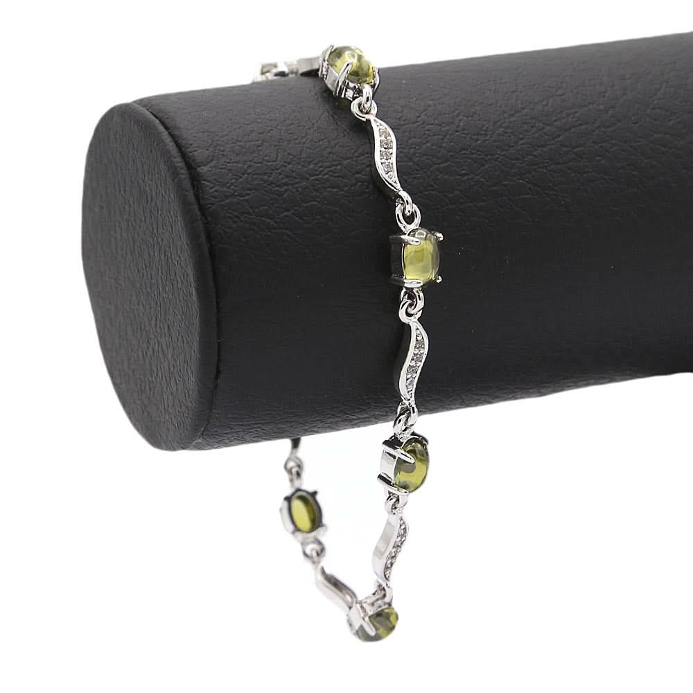 Women's Fancy Bracelet - Olive Green, Women, Bangles & Bracelets, Chase Value, Chase Value