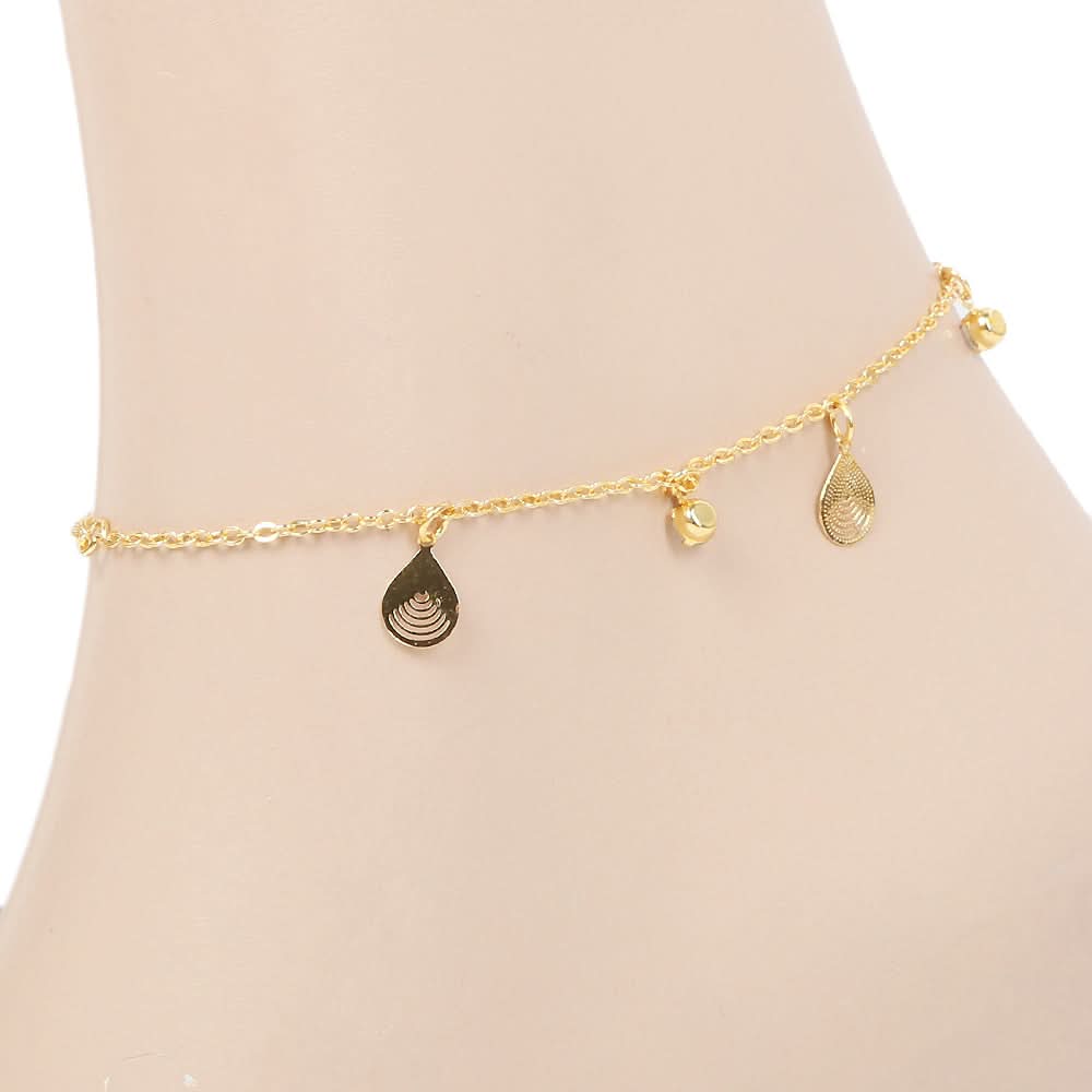Women's Anklet - Golden, Women, Foot Jewellery, Chase Value, Chase Value
