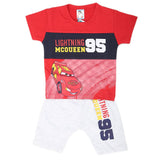 Newborn Boys Half Sleeves Suit - Red, Kids, NB Boys Sets And Suits, Chase Value, Chase Value