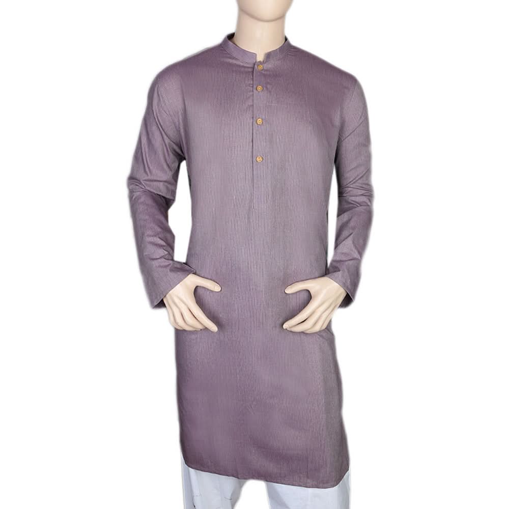 Mashriq Slim Fit Kurta For Men - Purple, Men, Kurtas, Chase Value, Chase Value
