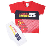 Newborn Boys Half Sleeves Suit - Red, Kids, NB Boys Sets And Suits, Chase Value, Chase Value