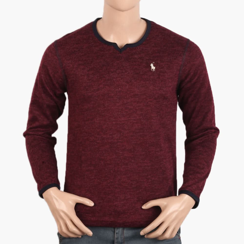 Men's Jumper - Maroon, Men's Sweater & Sweat Shirts, Chase Value, Chase Value