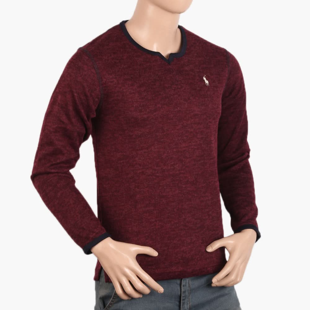 Men's Jumper - Maroon, Men's Sweater & Sweat Shirts, Chase Value, Chase Value