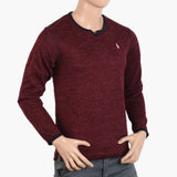 Men's Jumper - Maroon, Men's Sweater & Sweat Shirts, Chase Value, Chase Value