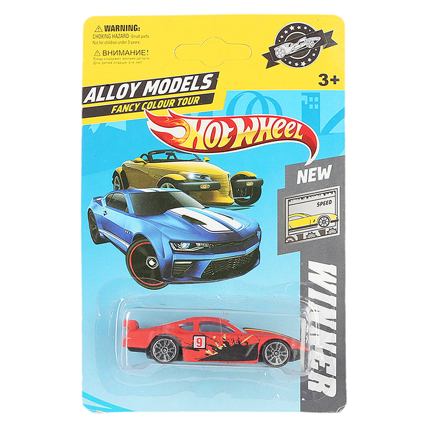 Alloy Slided Racing Car - Red, Kids, Non-Remote Control, Chase Value, Chase Value