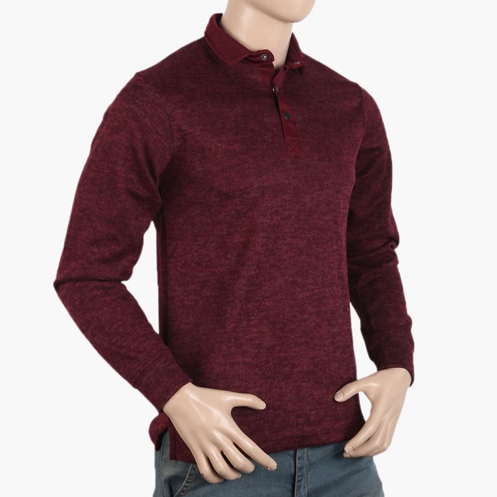 Men's Jumper - Maroon, Men's Sweater & Sweat Shirts, Chase Value, Chase Value