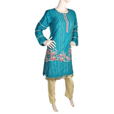 Women's Embroidered 2 Piece Suit - Sea Green, Women, Shalwar Suits, Chase Value, Chase Value