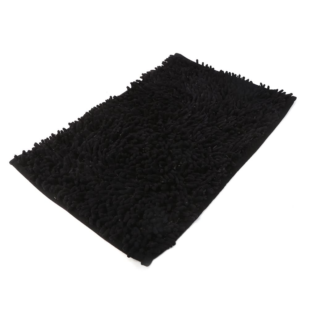 Double Thread Micro Fiber Door Mat 40x60 - Black, Home & Lifestyle, Mats, Chase Value, Chase Value